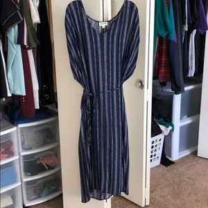 Blue and White Grecian Style Dress